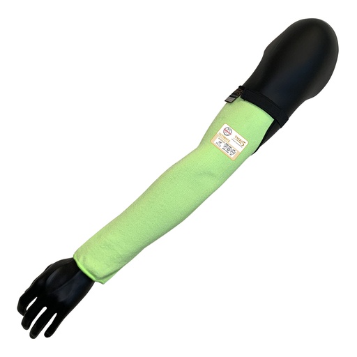 [01-019-VC] 18", 100% Hi Vis Taeki5® Sleeve Fiber With Elastic Velcro Closure At The Top, ANSI A4