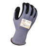 [01-027N-M] Glove 13g 100% Blue Taeki5® Liner, HPPE Plated With Black Micro Foam Nitrile Palm Coating, ANSI A4