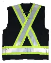 Viking Flame Resistant (FR) Open Road Surveyor's Vest - Black