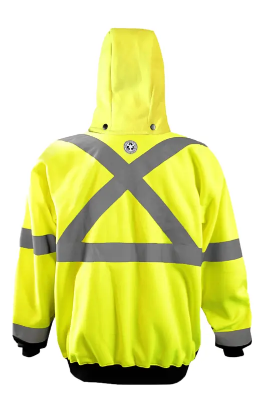 RECYCLED XBACK SNAP HOOD SWEATSHIRT