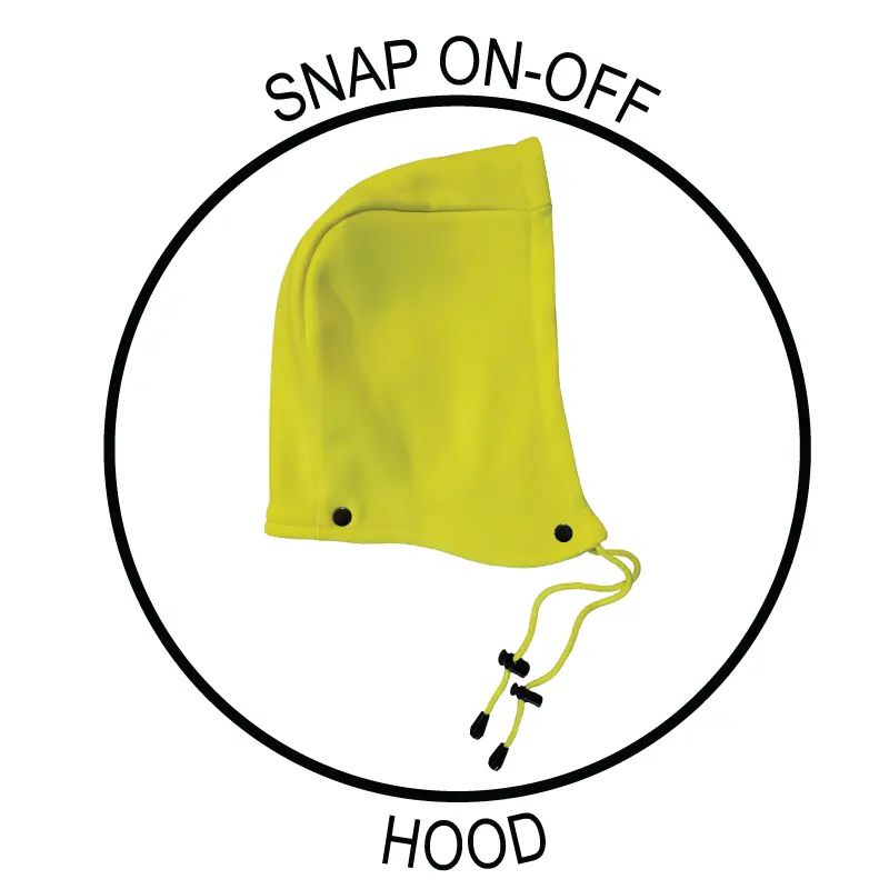 RECYCLED XBACK SNAP HOOD SWEATSHIRT