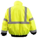 2-IN-1 BLACK BOTTOM QUILTED BOMBER JACKET - Yellow or Orange