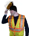 Fleece Skull Cap & Hard Hat Liner - Black or Hi-Vis Lime