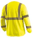 LONG SLEEVE WICKING BIRDSEYE T-SHIRT w/POCKET