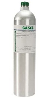 Cal gas standard ISC 5 gas, 58L-co100 h2s25 lel 25% o2 18