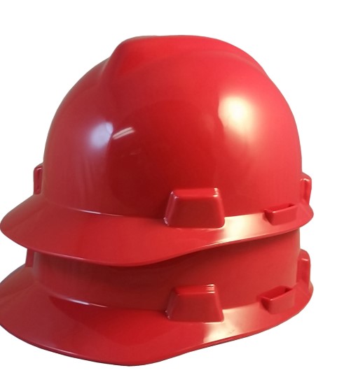 Hard hat, lrg, red, ratch. sus