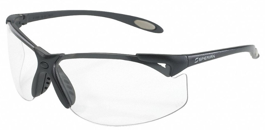 Glasses, Black ,Clear, Uvextra AF, ANSI Z87.1-2010