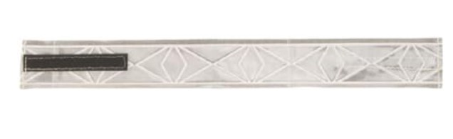Arm Band, Refl. 2"x16" Velcro, White