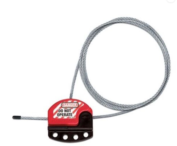 Adjustable cable lock out, 6'