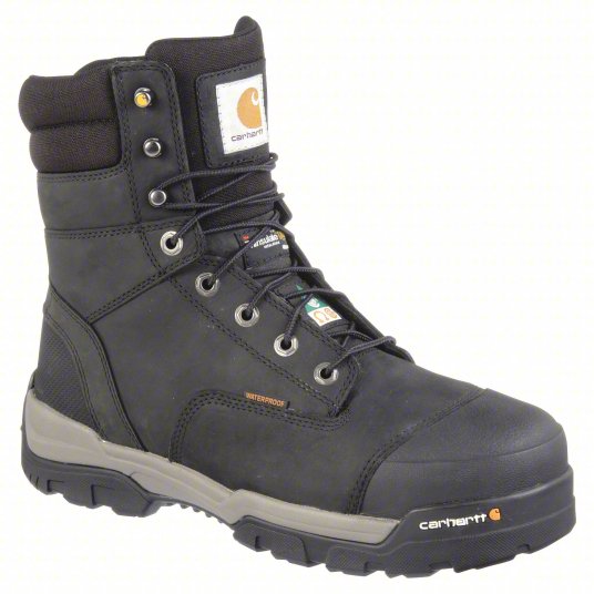 CARHARTT 8-Inch Work Boot: 1 PR BLACK