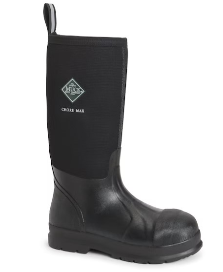 Boots Muck Chore Waterproof Hi-Safety Toe Size 9