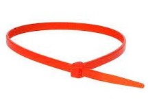 Zip ties, 11" 50lb, red