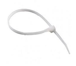 Zip ties, 11", 50lb, White