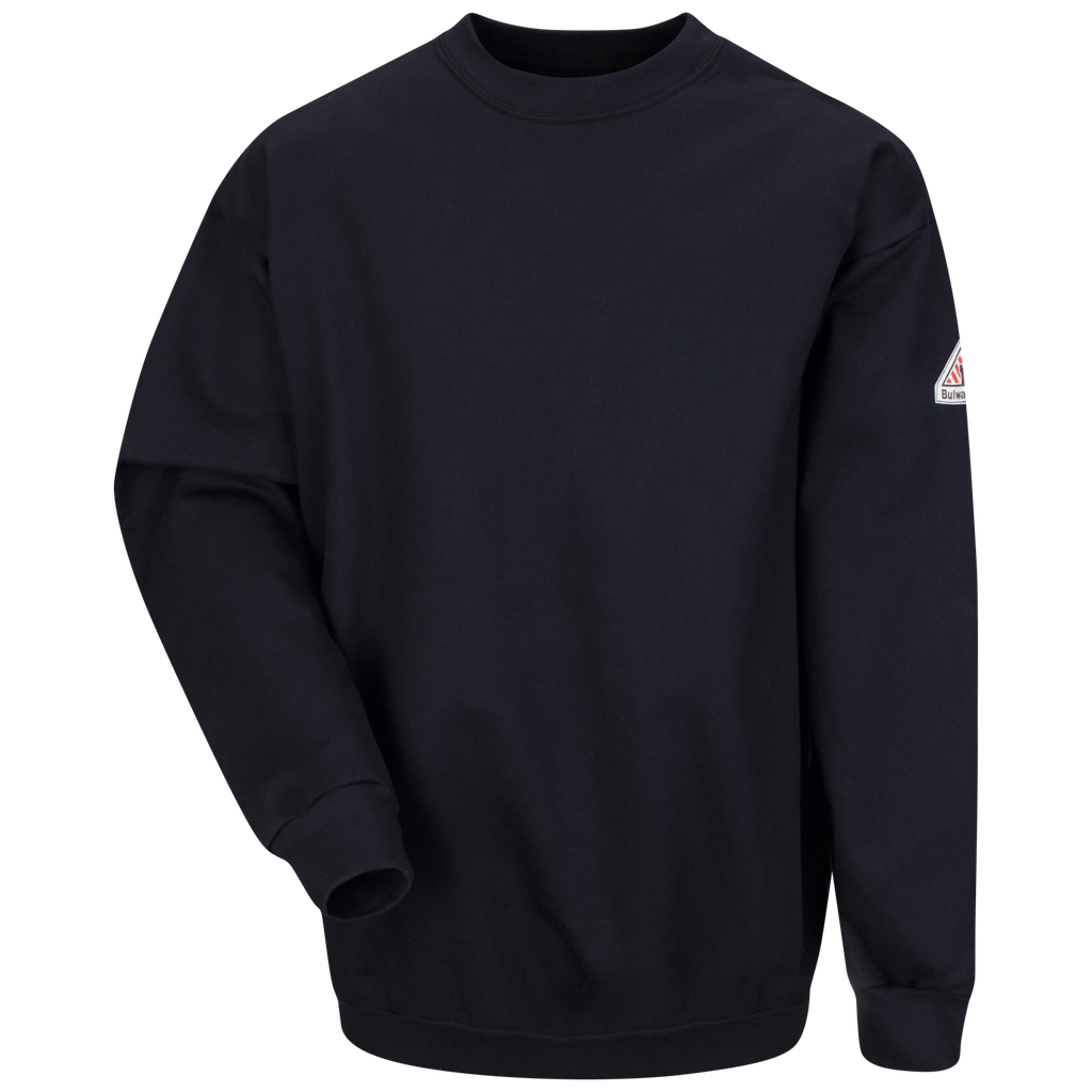 Sweatshirt, FR, Crew, 12.5 oz Navy
