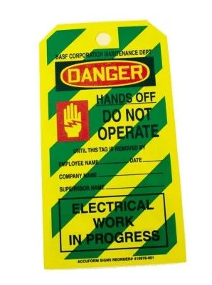 Tag, Danger, Do Not Remove