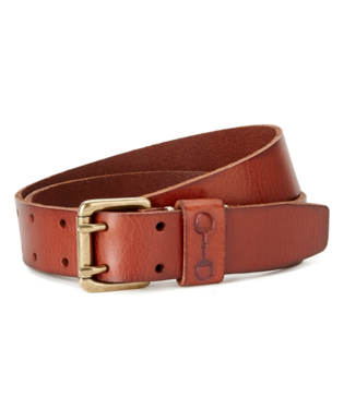 BELT, ADT UNISEX BILLET COGNAC