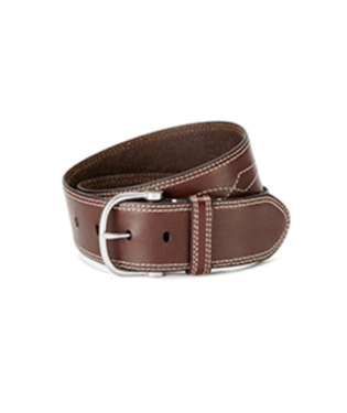 BELT, SADDLERY CHOCOLATE