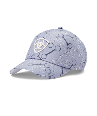 HAT, COTTON PRINT CAP CHARCOAL BIT PRINT