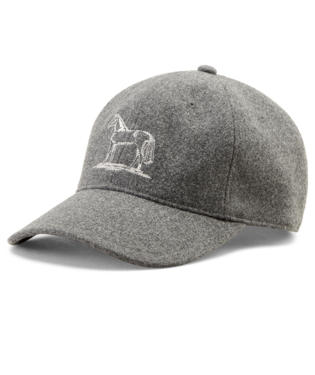 HAT, ADT WOOL COUNTRY CAP DARK HEATHER GREY