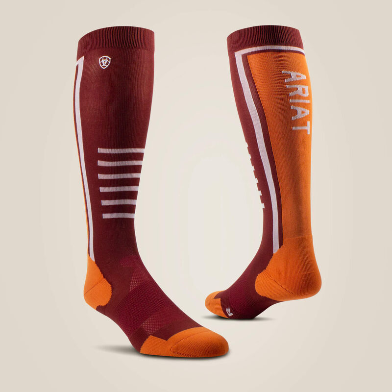 SOCKS, ARIATTEK SLIMLINE PERF F BRK/PMPKN