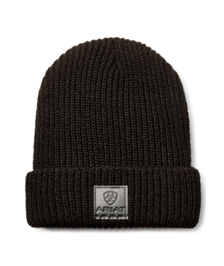 HAT, MNS RIB KNIT INSULATED CAP BLACK