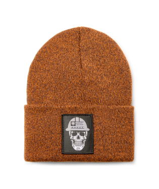 HAT, MNS ROUGHNECK WATCH CAP AHLTC ORANGE/DARK BROWN