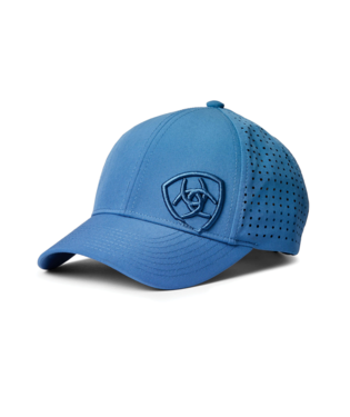HAT, TRI FACTOR CAP BLUE HEATHER
