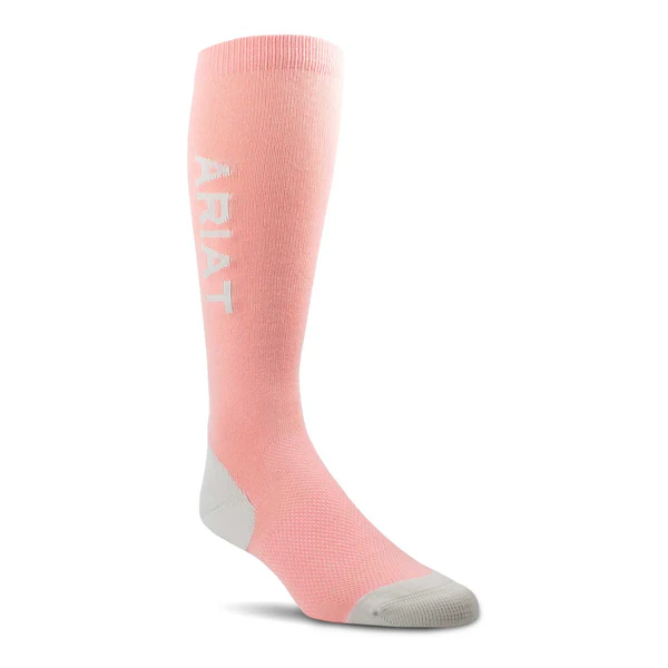 SOCKS, ARIATTEK PERFORMANCE IRON/QUARTZ PINK