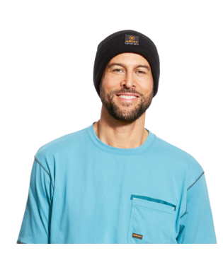 HAT, MNS REBAR WATCH CAP BLACK