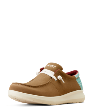 SHOES, MNS HILO SENDERO BARK/TURQUOISE