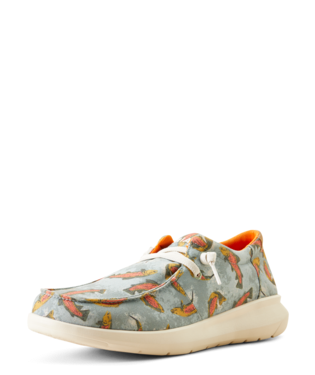 SHOES, MNS HILO OLIVE RAINBOW TROUT