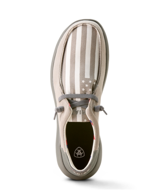 SHOES, MNS HILO GREY/US FLAG