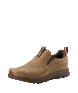 SHOES, MNS SPITFIRE SLIP ON BROWN BOMBER