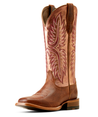 BOOTS, WMS FRONTIER CALAMITY JANE BITE DUST BROWN/DS