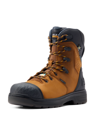 BOOTS, MNS TURBO OUTLAW 8" CSA MTGRD H2O CT BROWN