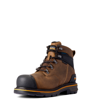 BOOTS, MNS STUMP JUMPER 6" H2O CT DARK HICKORY