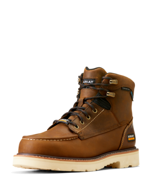 BOOTS, MNS REBAR LIFT 6" H2O CT DISTRESSED BROWN