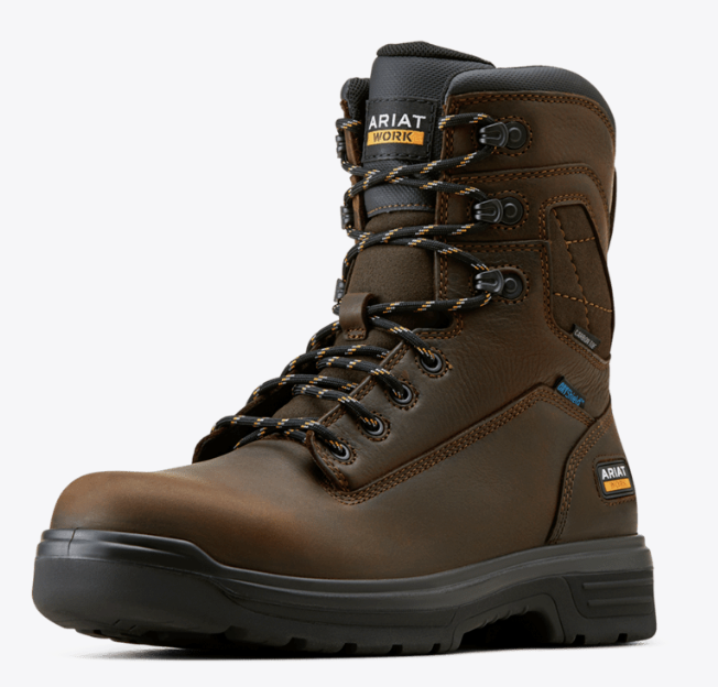 BOOTS, MNS TURBO 8" H2O CT RICH BROWN