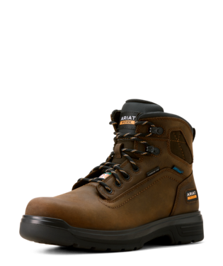 BOOTS, MNS TURBO 6" CSA H2O CT RICH BROWN