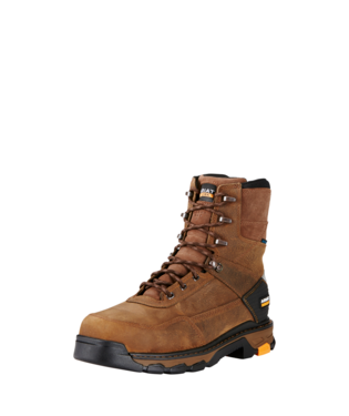 BOOTS, MNS INTREPID 8" H2O CT RYE BROWN