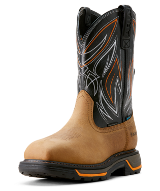 BOOTS, MNS BIG RIG BOA H2O CT NATURAL TAN/BLACK
