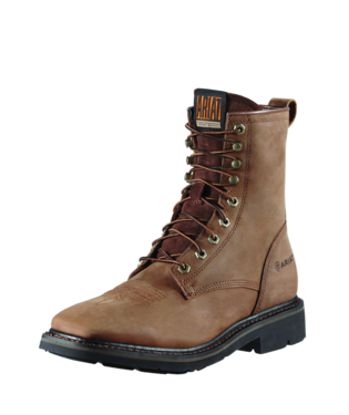 BOOTS, MNS CASCADE 8" WIDE SQUARE ALAMO BROWN