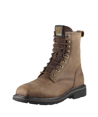 BOOTS, MNS CASCADE 8" WIDE SQUARE ALAMO BROWN STONE