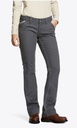 Ariat Women's FR Stretch DuraLight Canvas Stackable Straight Leg Pant- Iron Grey