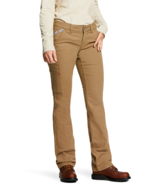 Ariat Women's FR DuraLight Stretch Canvas Pant- Khaki