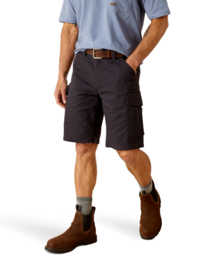 MNS RBR DSTR MADE TOUGH CARGO SHORTS CHARCOAL