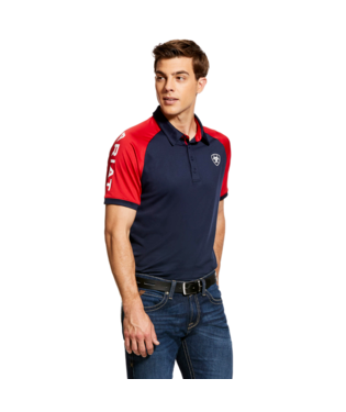 MNS TEAM 3.0 SHORT SLEEVE POLO NAVY