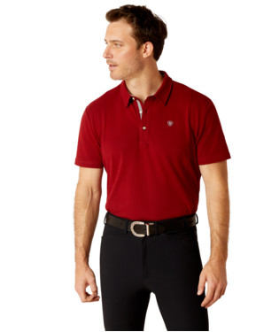 MNS MEDAL SHORT SLEEVE POLO SUN-DRIED TOMATO