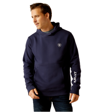 SWEATSHIRT, MNS RABERE HOODIE NAVY ECLIPSE