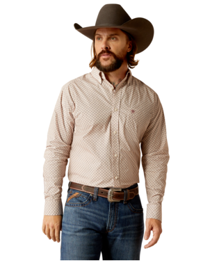 MNS TITUS FTD LONG SLEEVE SHIRT BROWN